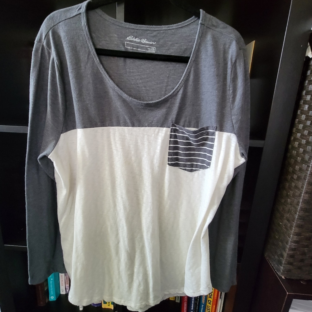Eddie Bauer Women's Sheer T-Shirt 2XL